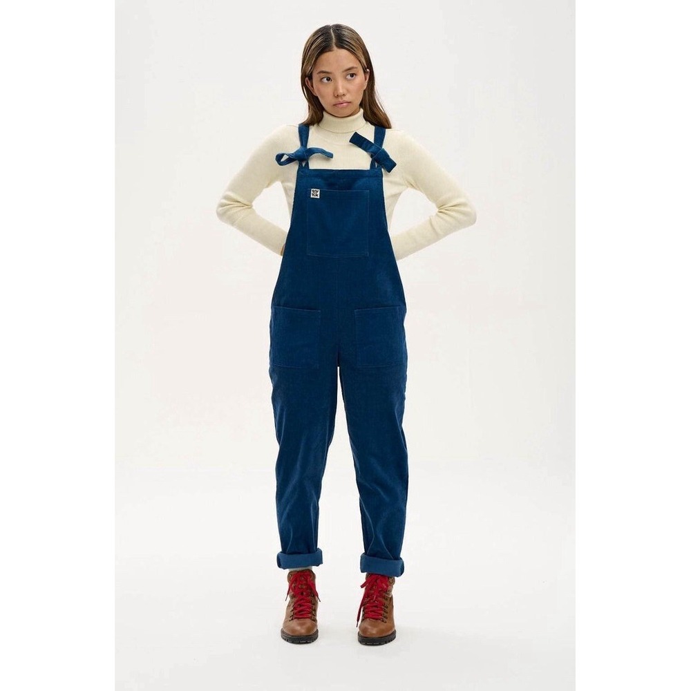 Lucy & Yak Navy Blue Corduroy Overalls